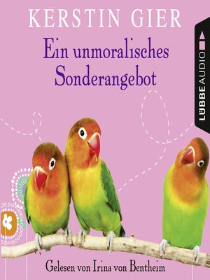 cover image of Ein unmoralisches Sonderangebot